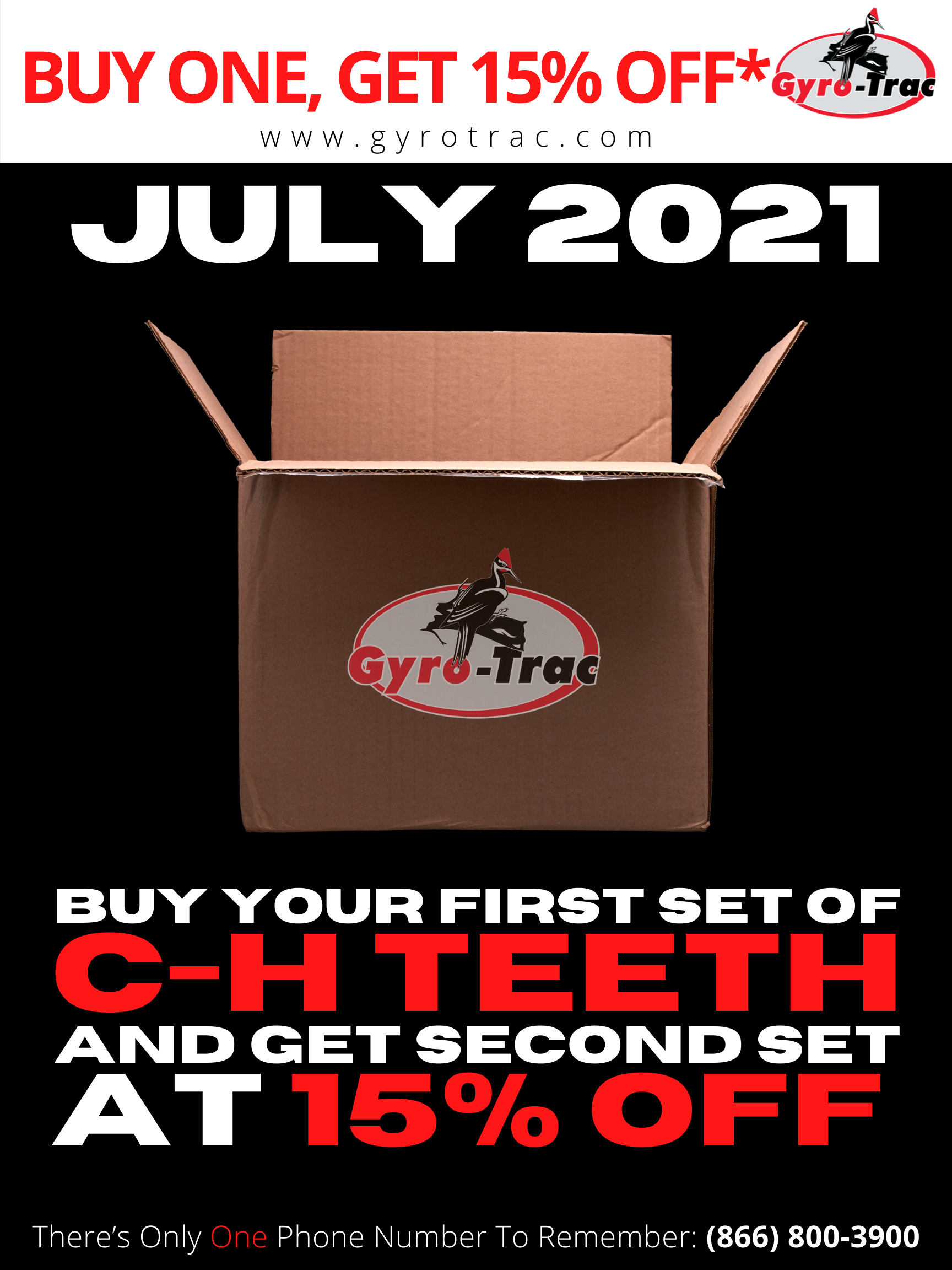 Monthly Parts Sale - July 2021 - Gyro-Trac Forestry Mulching Equipment