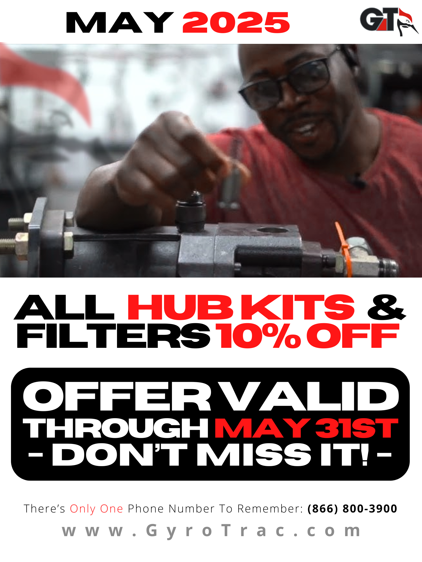 Gear Up for May: 10% OFF All Hub Kits and Filters!