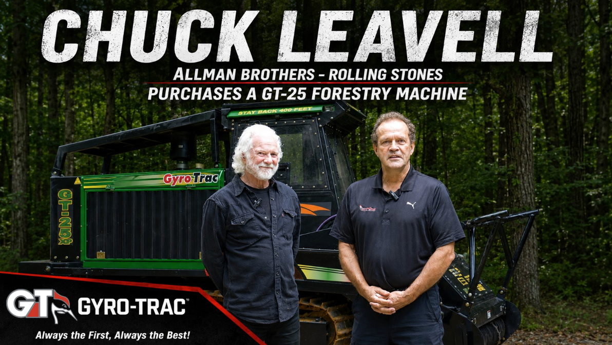 Chuck Leavell, Forestry Stewardship, and the Gyro-Trac GT-25 at Charlane Plantation