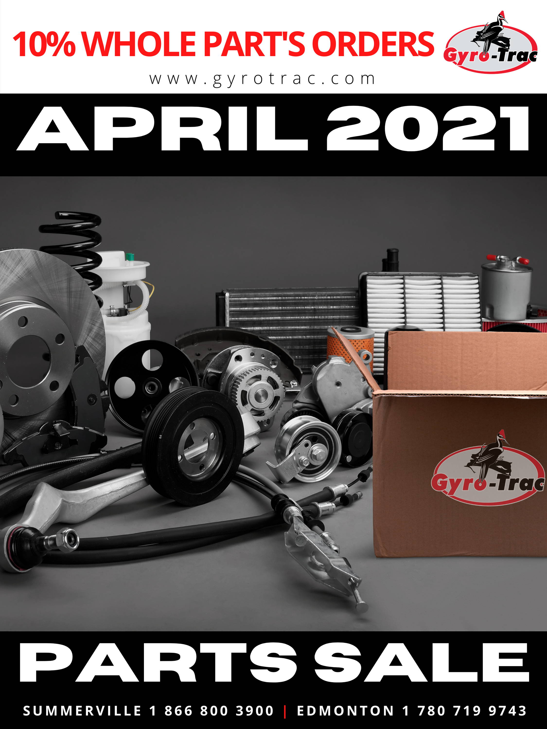 April 2021 Part Sale Promo