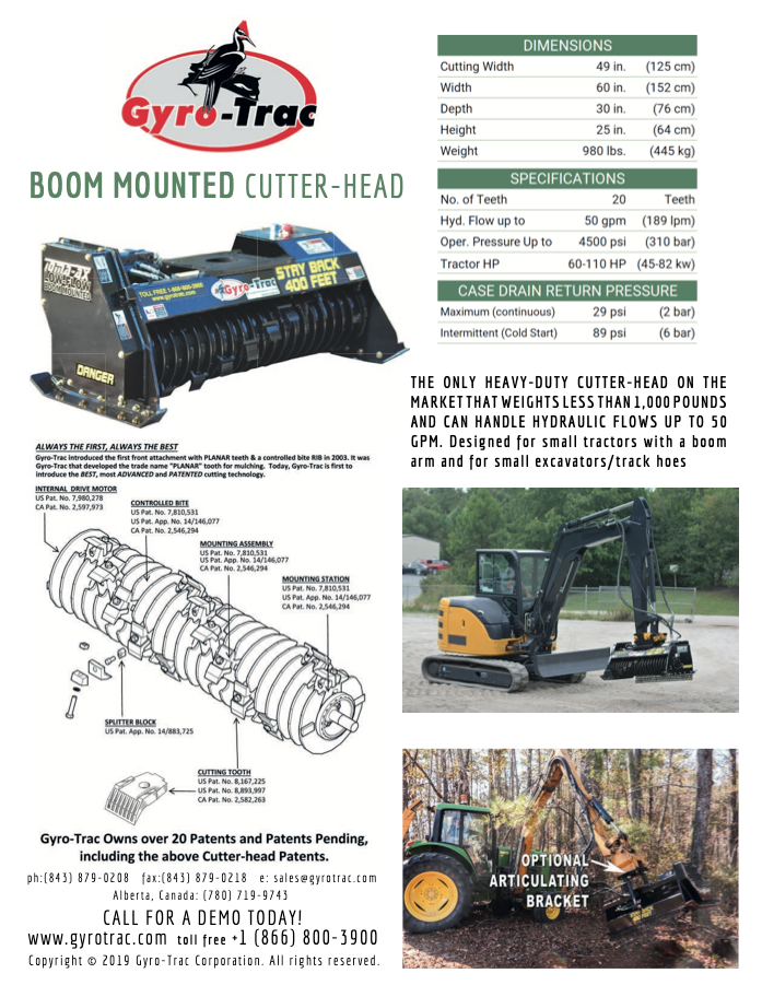 Boom Mounted Cutter-head