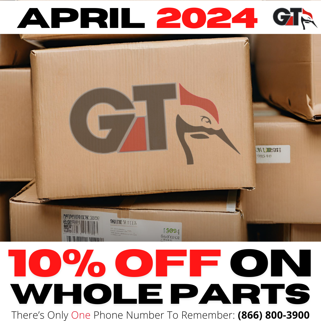 SPRING INTO ACTION: ENJOY 10% OFF ON WHOLE PARTS ORDERS THIS APRIL!
