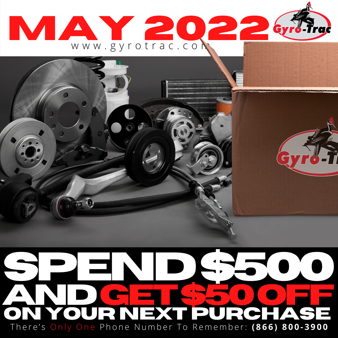 May 2022 Parts Sale