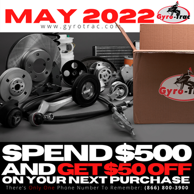 May 2022 Parts Sale